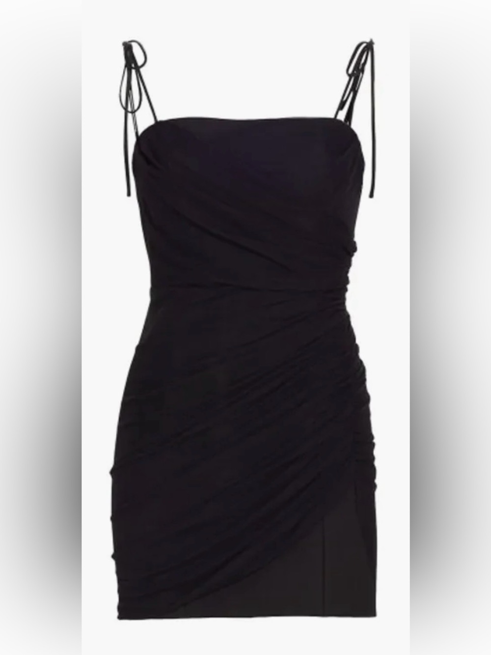 Cinq a Sept Imogene Ruched Tie Strap Mini Dress